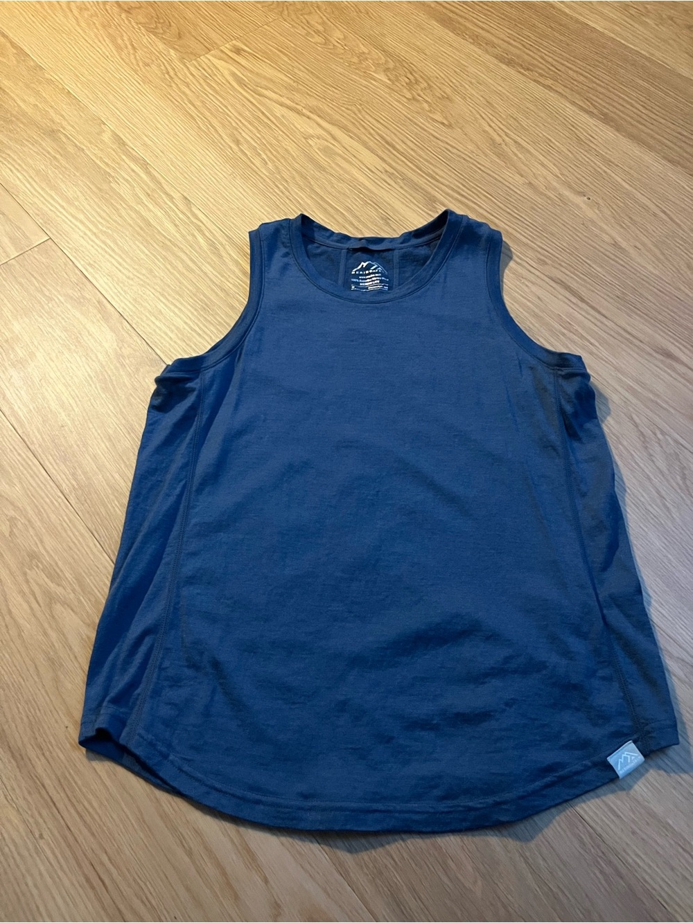 Merino Tech Women’s 100% Merino Wool Performance Tank-blue size M